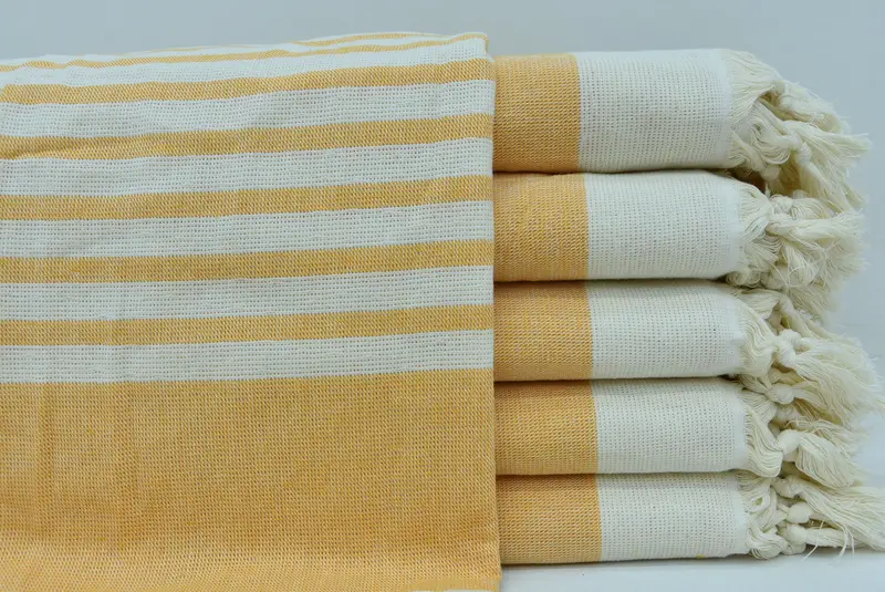 64x36 Cotton Striped Terry Towel, Spa Gift Towel, Memorial Gift, Best Friend Wedding Gift, Handmade Gift, Beach Towel Bulk, Bridal Shower Favors - 3