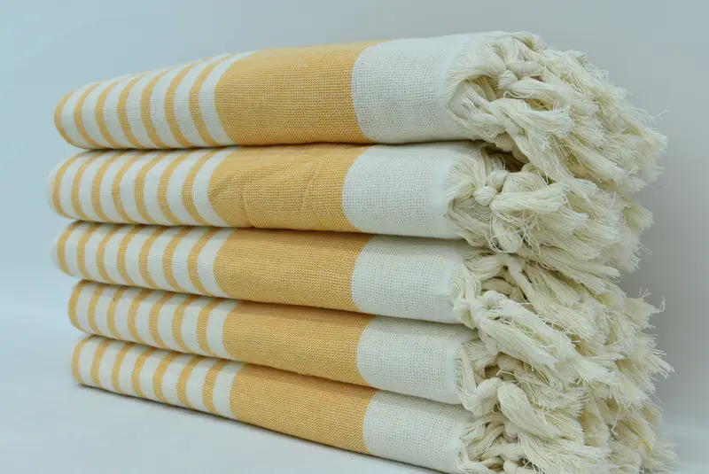 64x36 Cotton Striped Terry Towel, Spa Gift Towel, Memorial Gift, Best Friend Wedding Gift, Handmade Gift, Beach Towel Bulk, Bridal Shower Favors - 1