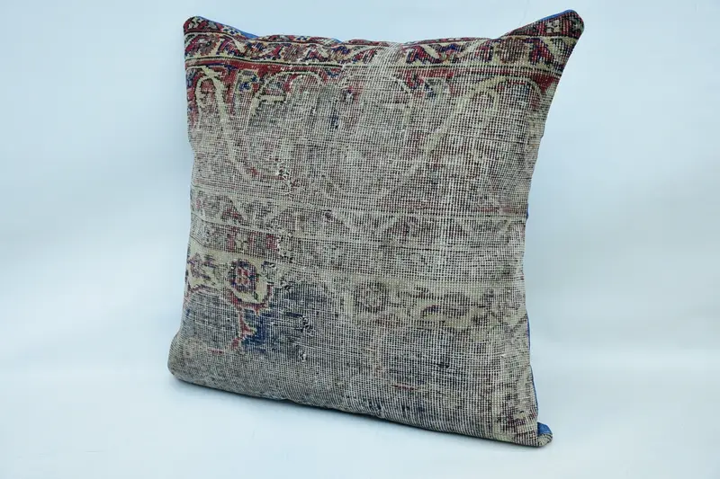 Traditional Cushion, 28x28 Red Cushion Case, Turkish Kilim Pillow, Ethnical Kilim Rug Pillow, Custom Pillow Sham, Kilim Pillow Cover, Pillow Case - 3