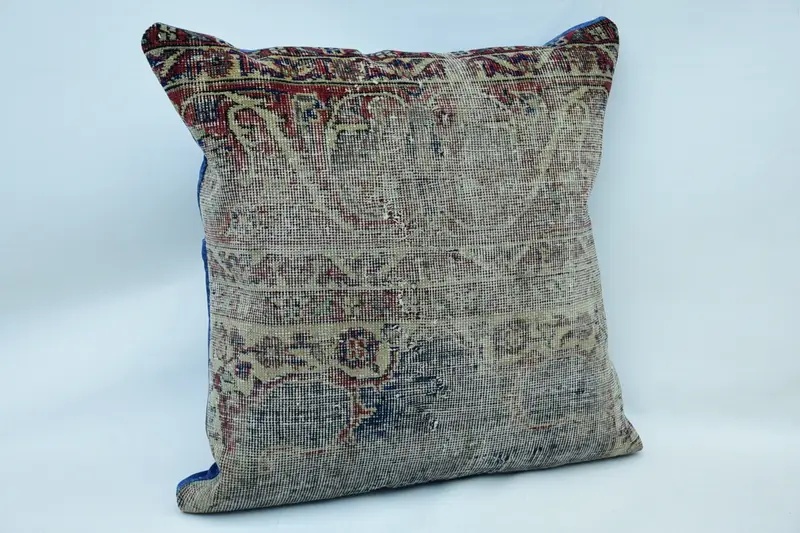 Traditional Cushion, 28x28 Red Cushion Case, Turkish Kilim Pillow, Ethnical Kilim Rug Pillow, Custom Pillow Sham, Kilim Pillow Cover, Pillow Case - 2