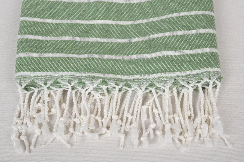 Organic Turkish towel, Unique Gift, Quick-dry peshtemal, 70x40 Bamboo Herringbone Towel, Personalized Beach Towel, Bachelorette Party Items - 3