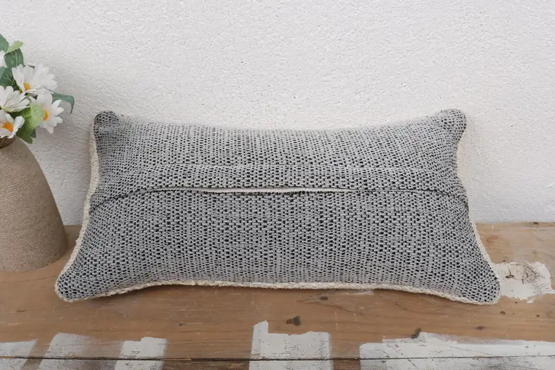 8x16 Beige Pillow Case, Antique Pillows, Pillow for Sofa, Boho Throw Cushion Case, Decorative Pillow Cover, Vintage Kilim Throw Pillow, Pillow Sham - 7