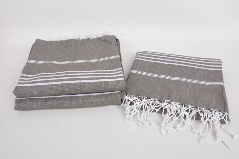 Custom Towel, Best Friend Gift, Valentines Gift, Wedding Gift, Luxury Turkish beach towel for summer vacation, 76x40 Cotton Striped Towel, Gym Towel - 7