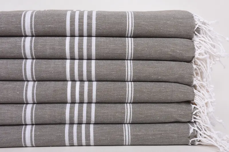 Custom Towel, Best Friend Gift, Valentines Gift, Wedding Gift, Luxury Turkish beach towel for summer vacation, 76x40 Cotton Striped Towel, Gym Towel - 3