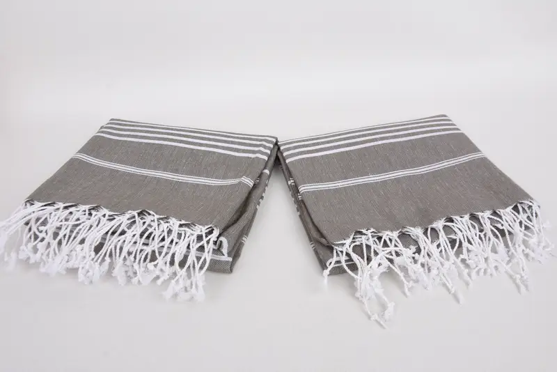 Custom Towel, Best Friend Gift, Valentines Gift, Wedding Gift, Luxury Turkish beach towel for summer vacation, 76x40 Cotton Striped Towel, Gym Towel - 6