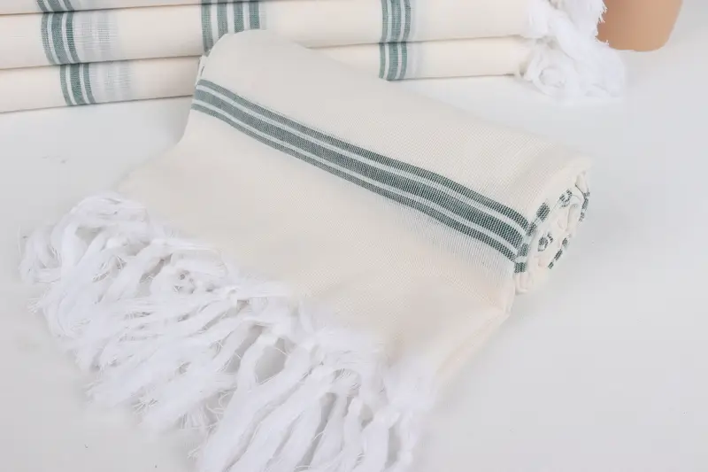Wedding Gifts Towel, Bridal Party Gifts, Sand-resistant towel, Bachelorette Party Decorations, 70x40 Cotton Striped Towel, Unique Wedding Gift - 4