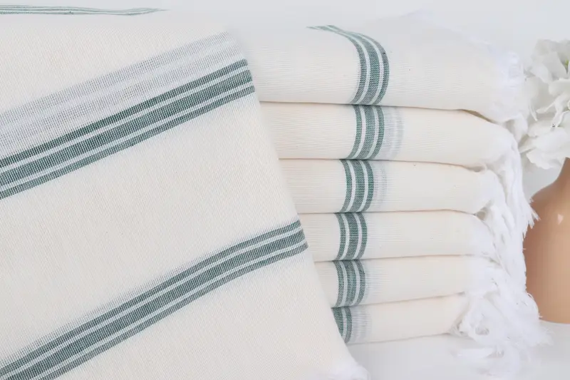 Wedding Gifts Towel, Bridal Party Gifts, Sand-resistant towel, Bachelorette Party Decorations, 70x40 Cotton Striped Towel, Unique Wedding Gift - 1