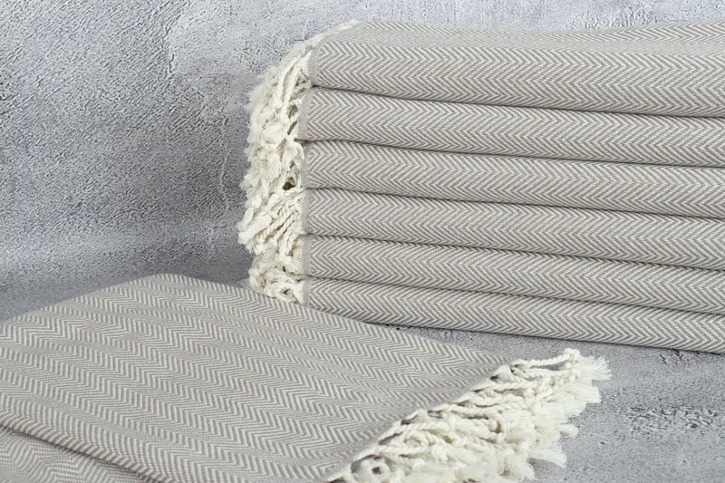 70x40 Cotton Herringbone Towel, Sand-Resistant Peshtemal, Bath towel, Custom Beach Towel, Bachelorette Party Decorations, Bachelorette Party Favor - 2