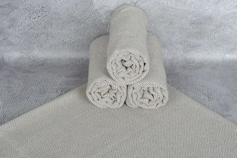 70x40 Cotton Herringbone Towel, Sand-Resistant Peshtemal, Bath towel, Custom Beach Towel, Bachelorette Party Decorations, Bachelorette Party Favor - 7
