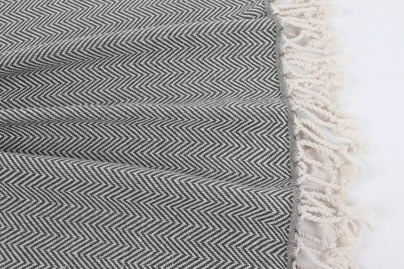 Absorbent towel, Wedding Shower Gift, Organic Turkish towel, Custom Wedding Gifts, Yoga Towel, Holiday Towel, 70x40 Cotton Herringbone Towel - 8