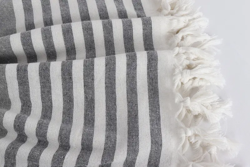 Unique Wedding Gift, Bath towel, Employee Gifts, Pool Towels, Personalized Turkish Towel, 68x36 Cotton Striped Terry Towel, Gift For Him, Yoga Towel - 8