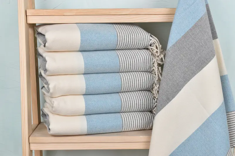 70x40 Cotton Striped Towel, Luxury towel, Bachelorette Party Gifts, Bachelorette Party Gifts Bridesmaids, Organic Towel, Best Friend Christmas Gift - 1