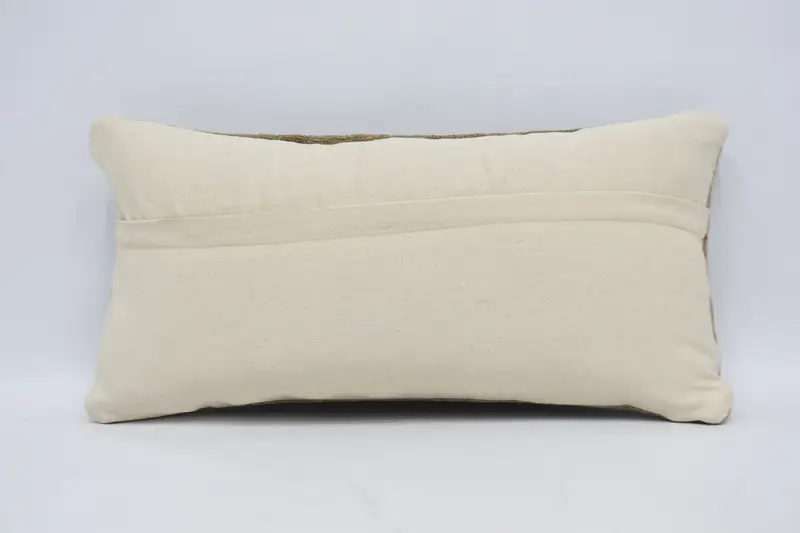Gift Pillow, Custom Cushion Cover, Kilim Pillow Cover, Nautical Throw Pillow Case, Turkish Pillow, Pillow Cover, 12x24 Brown Pillow Case - 6
