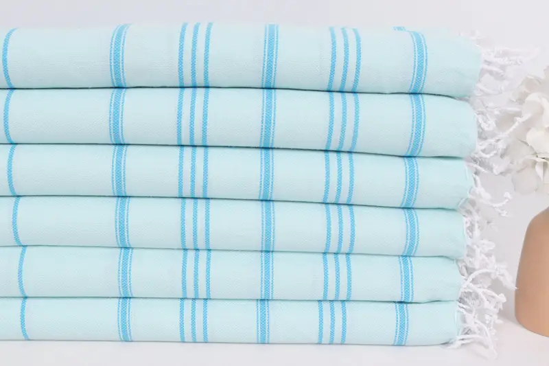 Anniversary Gift For Her, Bathroom Towels, Turkish Towel Hand Towel, Monogram Kitchen Towel, Gift For The Home, 40x24 Cotton Striped Towel - 3