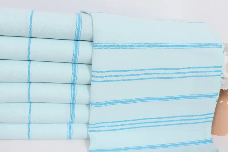 Anniversary Gift For Her, Bathroom Towels, Turkish Towel Hand Towel, Monogram Kitchen Towel, Gift For The Home, 40x24 Cotton Striped Towel - 2