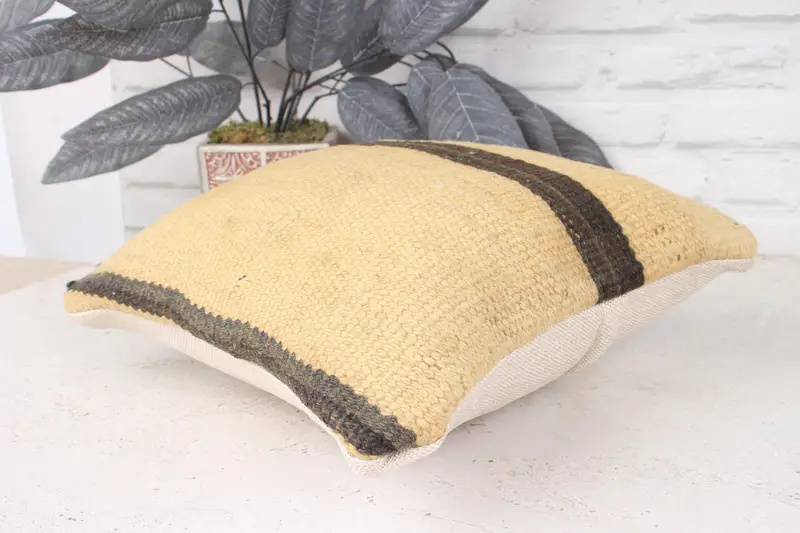 Pillow Cover, Turkish Rugs Pillow Case, Pillow for Couch, Gift Pillow, 12x12 Beige Pillow Sham, Pillow for Sofa, Car Cushion Case - 6