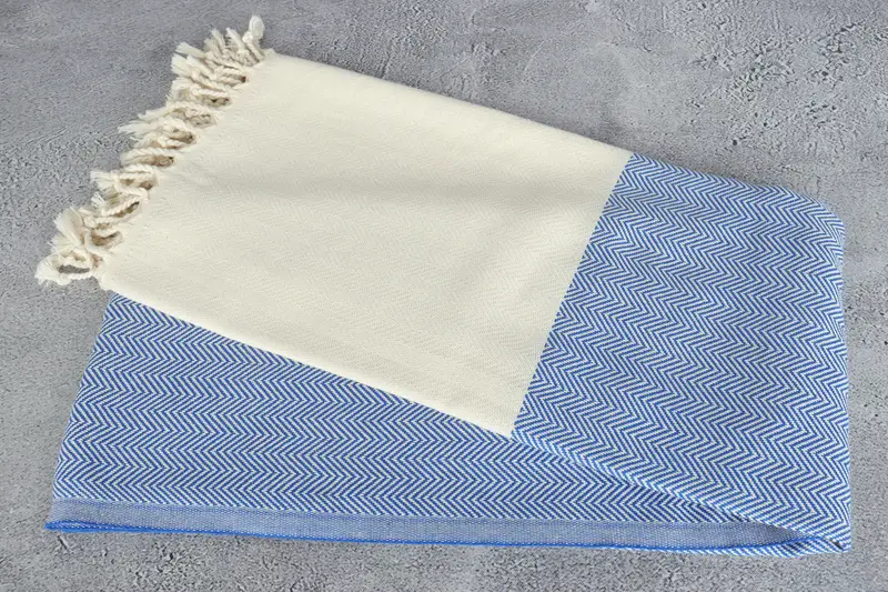 Bachelor Gifts, Authentic Turkish hammam peshtemal, Beach Towel Gift, 70x36 Cotton Zig zag Towel, Bachelorette Party Favors, Embroidery Towels - 6