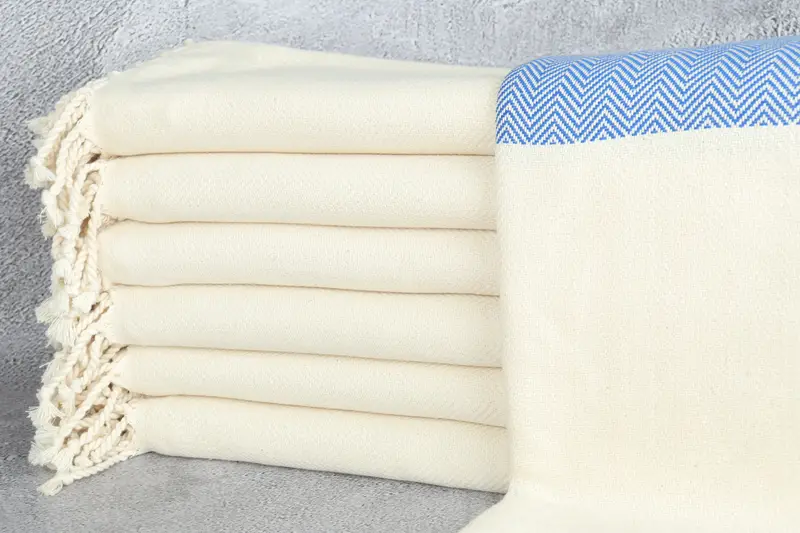 Bachelor Gifts, Authentic Turkish hammam peshtemal, Beach Towel Gift, 70x36 Cotton Zig zag Towel, Bachelorette Party Favors, Embroidery Towels - 1