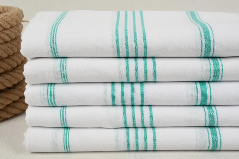 Monogram Beach Handtuch, Frohe Weihnachtsgeschenke, Junggeselle Partygeschenke für Braut, Sandfreies Handtuch, 70x40 Baumwollstreifenhandtuch, Brautjungferngeschenke - 3