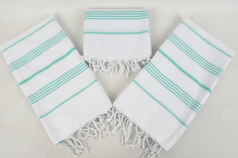 Monogram Beach Handtuch, Frohe Weihnachtsgeschenke, Junggeselle Partygeschenke für Braut, Sandfreies Handtuch, 70x40 Baumwollstreifenhandtuch, Brautjungferngeschenke - 7