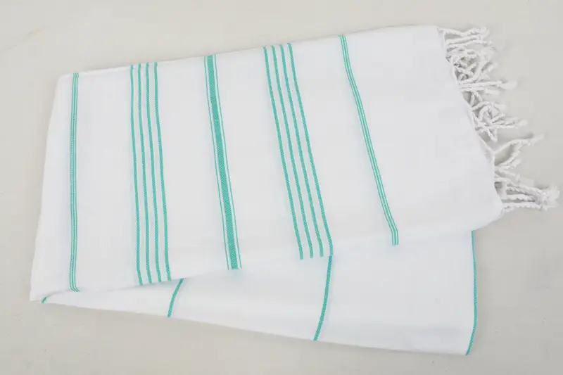 Monogram Beach Handtuch, Frohe Weihnachtsgeschenke, Junggeselle Partygeschenke für Braut, Sandfreies Handtuch, 70x40 Baumwollstreifenhandtuch, Brautjungferngeschenke - 8