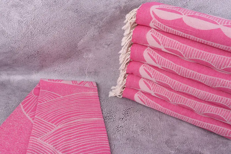 Bridal Shower Favors, Turkish bath towel, Bachelor Party Gifts, Bachelorette Party Gift, Sand-Resistant Peshtemal, 68x40 Cotton Striped Design Towel - 3