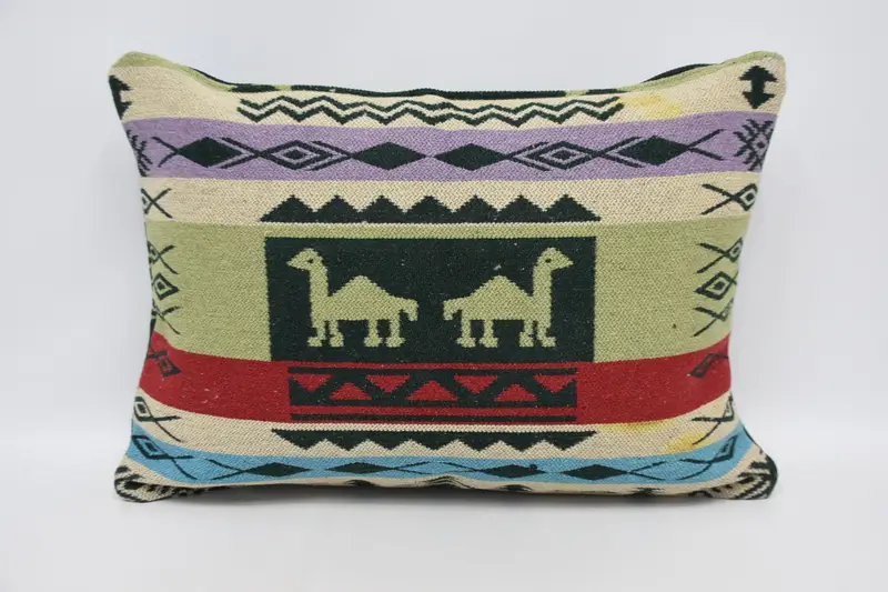 Turkish Moroccan Green Pillow Cover, Dorm Room Geometric 20x28 inch Euro Sham - 1