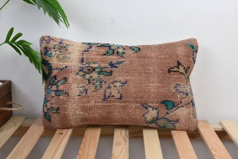 Nomadic Pillow Case, 12x20 Red Cushion Case, Ethnic Pillow Cover Cushion, Vintage Pillow, Pillow Sham, Interior Designer Pillow, Boho Pillow - 1