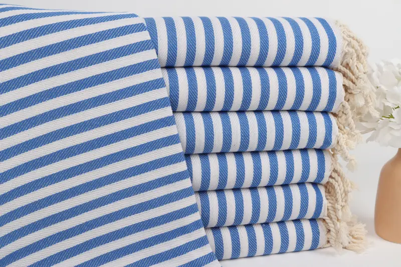 Best Friend Wedding Gift, Personalized Beach Towel, Bachelorette Party Items, 70x40 Cotton Striped Towel, Travel towel, Custom Gift, Grandma Gift - 1