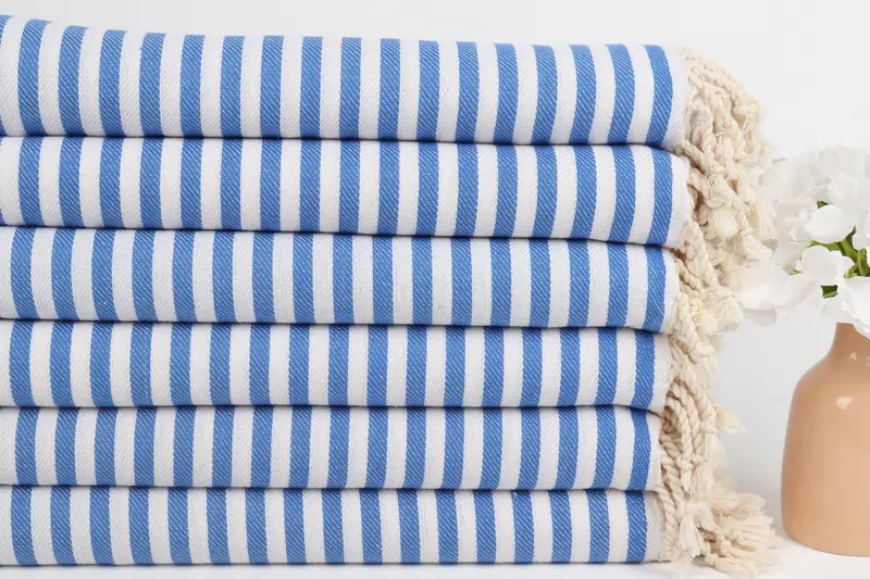 Best Friend Wedding Gift, Personalized Beach Towel, Bachelorette Party Items, 70x40 Cotton Striped Towel, Travel towel, Custom Gift, Grandma Gift - 3