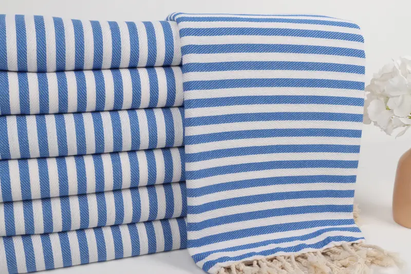 Best Friend Wedding Gift, Personalized Beach Towel, Bachelorette Party Items, 70x40 Cotton Striped Towel, Travel towel, Custom Gift, Grandma Gift - 2