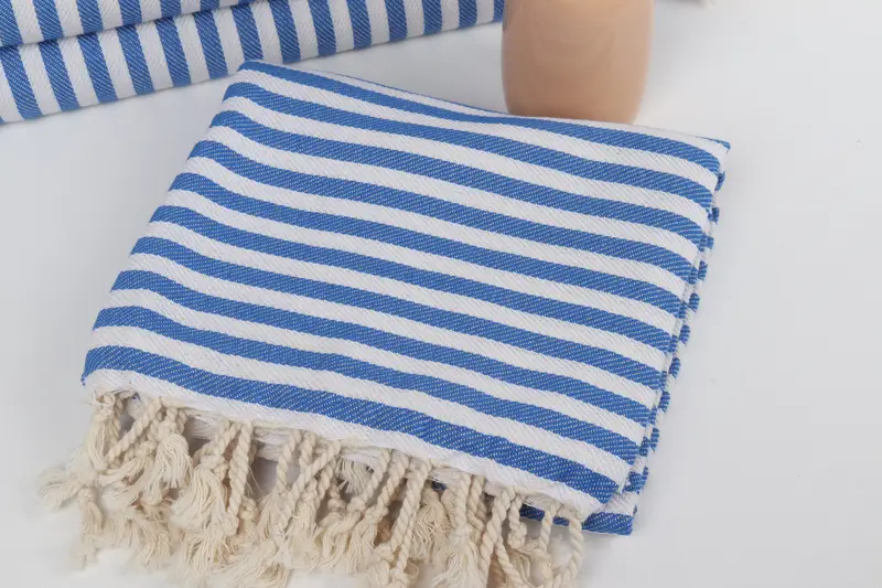 Best Friend Wedding Gift, Personalized Beach Towel, Bachelorette Party Items, 70x40 Cotton Striped Towel, Travel towel, Custom Gift, Grandma Gift - 5