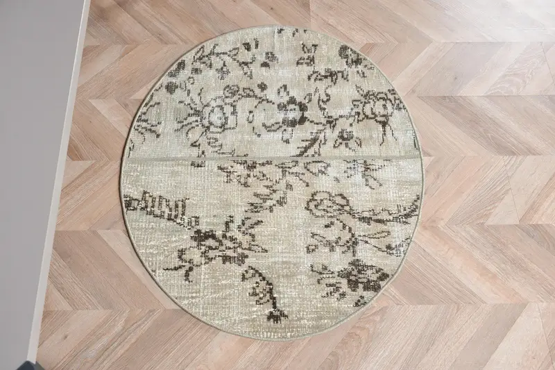 Alfombra con estampado animal beige y marrón, 2,5x3 pies