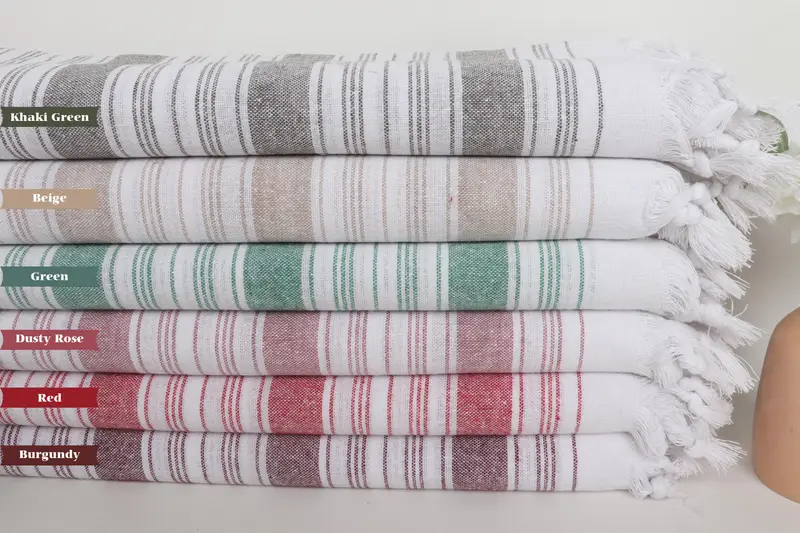 Fringed Turkish peshtemal beach towel USA, Absorbent towel, Large Turkish Towel, Turkish Beach Towel Monogram, Gift For Bride, Cotton towel - 1