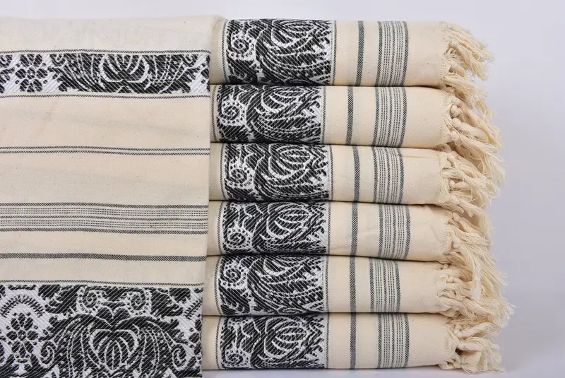 Spa Towel, Large Turkish Towel, 66x40 Cotton Scorpion Design Towel, Bachelorette Party Favors Beach, Bridal Shower Favors, Personalized Wedding Gift - 1