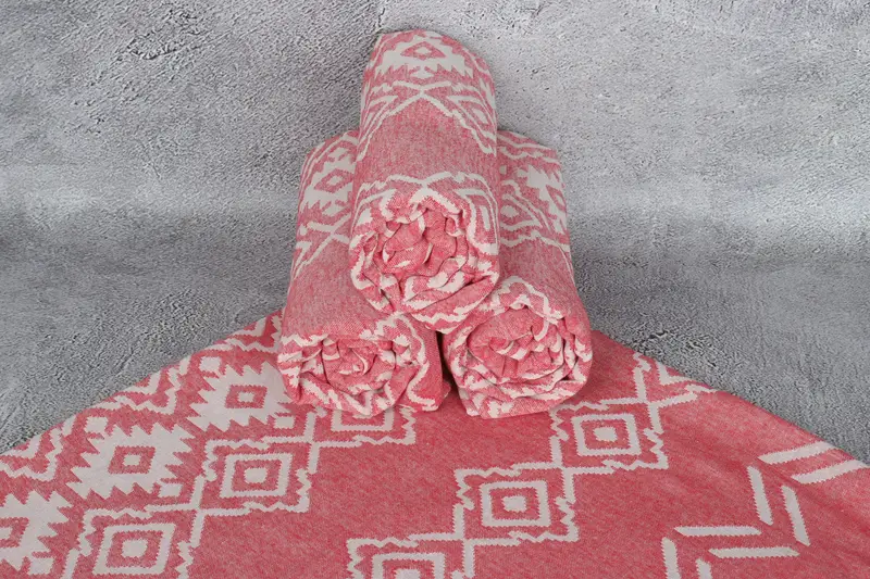 Bridesmaid Favors, Personalized Turkish Towel, Custom Gift, Peshtemal Towel, Summer Gift, Turkish Towel Monogram, 74x40 Cotton Geometric Towel - 8