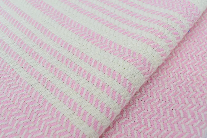 Personalised Gift, Organic Turkish towel, Summer Gift, 70x40 Cotton Striped Towel, Organic cotton Turkish peshtemal towel, Embroidered Towel - 2