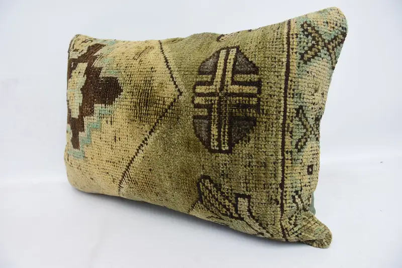 Boho Pillow, Boho Chic Cushion Case, Pillow Case, Vintage Throw Pillow Sham, 16x24 Beige Pillow Cover, Gift Pillow, Turkish Pillow - 4
