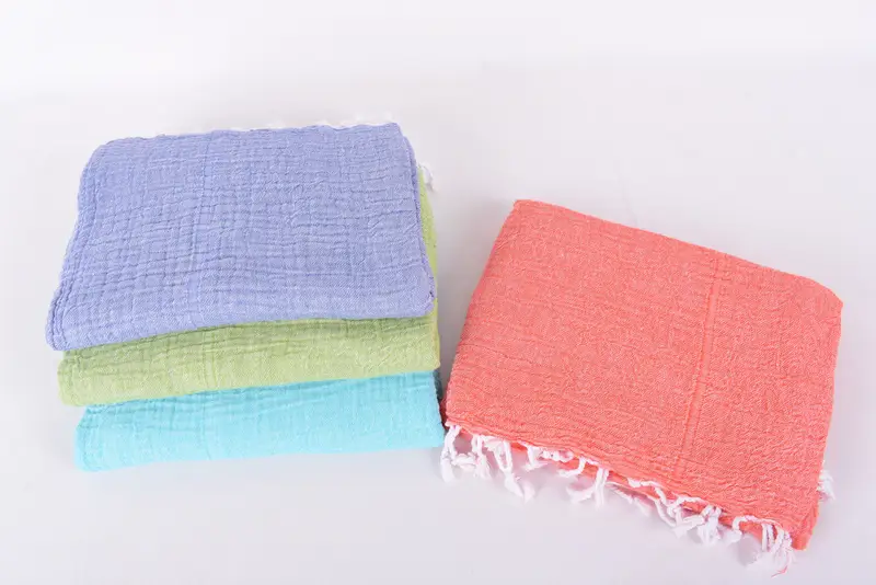 Turkish towel, Boyfriend Christmas Gift, 70x32 Cotton Solid Muslin Towel, Personalized Beach Towel, Bachelorette Gifts, Custom Wedding Towel - 8