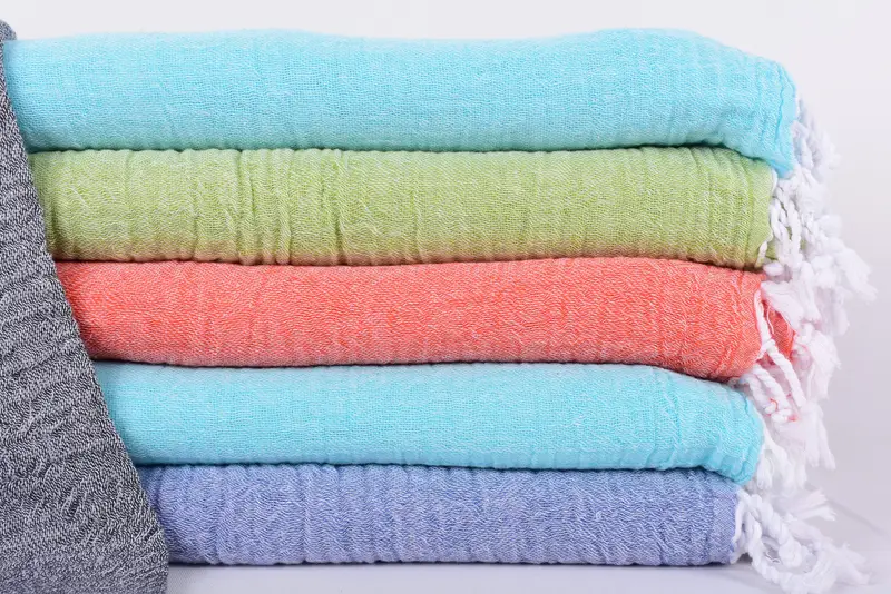 Turkish towel, Boyfriend Christmas Gift, 70x32 Cotton Solid Muslin Towel, Personalized Beach Towel, Bachelorette Gifts, Custom Wedding Towel - 1