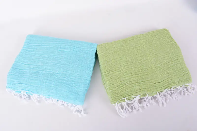 Turkish towel, Boyfriend Christmas Gift, 70x32 Cotton Solid Muslin Towel, Personalized Beach Towel, Bachelorette Gifts, Custom Wedding Towel - 7