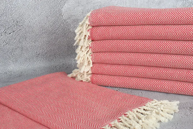 Organic Turkish towel, Soft towel, Beach Bachelorette Party Decorations, Engagement Gift, Beach Towel Bulk, 70x40 Cotton Herringbone Towel - 2
