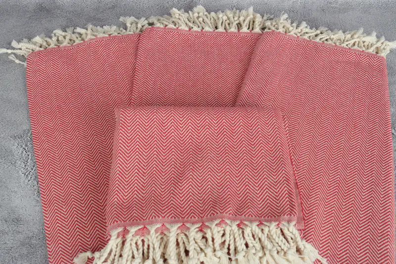 Organic Turkish towel, Soft towel, Beach Bachelorette Party Decorations, Engagement Gift, Beach Towel Bulk, 70x40 Cotton Herringbone Towel - 4