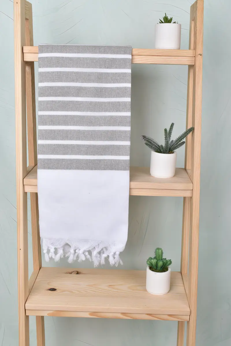 Personalized Wedding Gift, Peshtemal Towel USA, Bridesmaid Gifts Personalized, Turkish Towel USA, Custom Wedding Gifts, 70x40 Cotton Striped Towel - 8