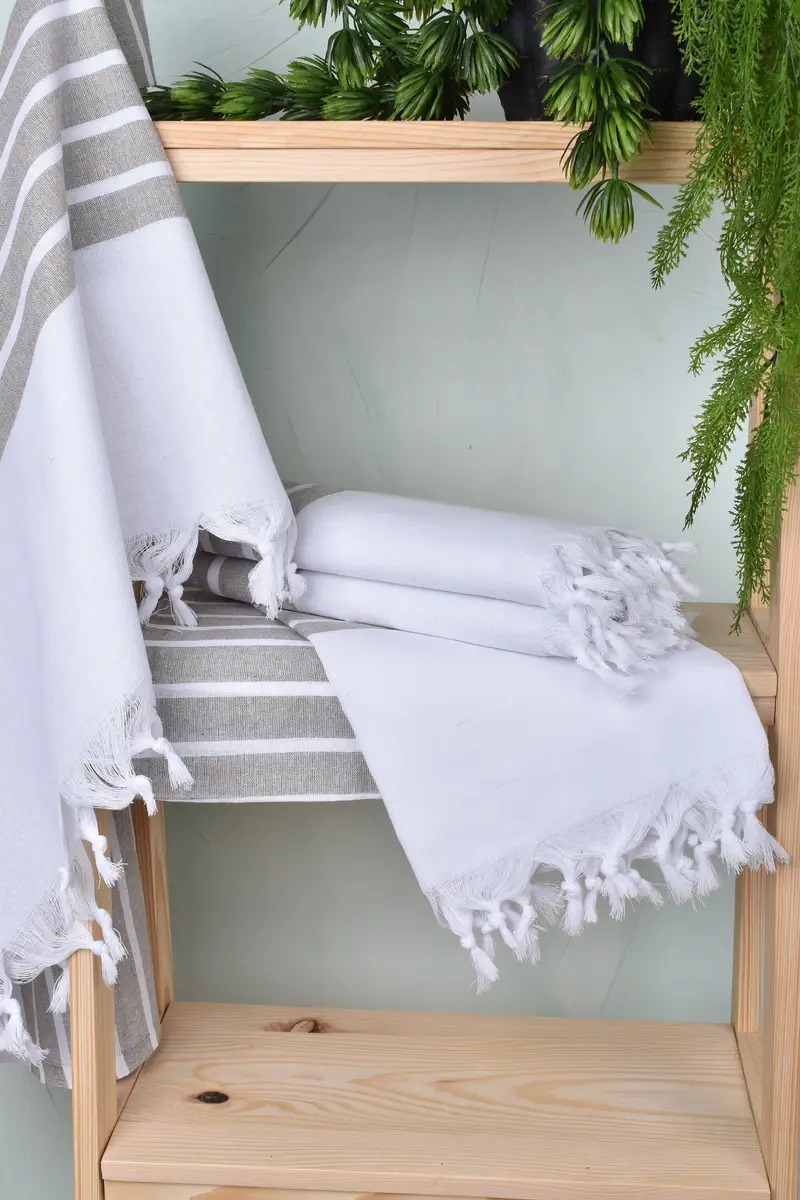Personalized Wedding Gift, Peshtemal Towel USA, Bridesmaid Gifts Personalized, Turkish Towel USA, Custom Wedding Gifts, 70x40 Cotton Striped Towel - 6