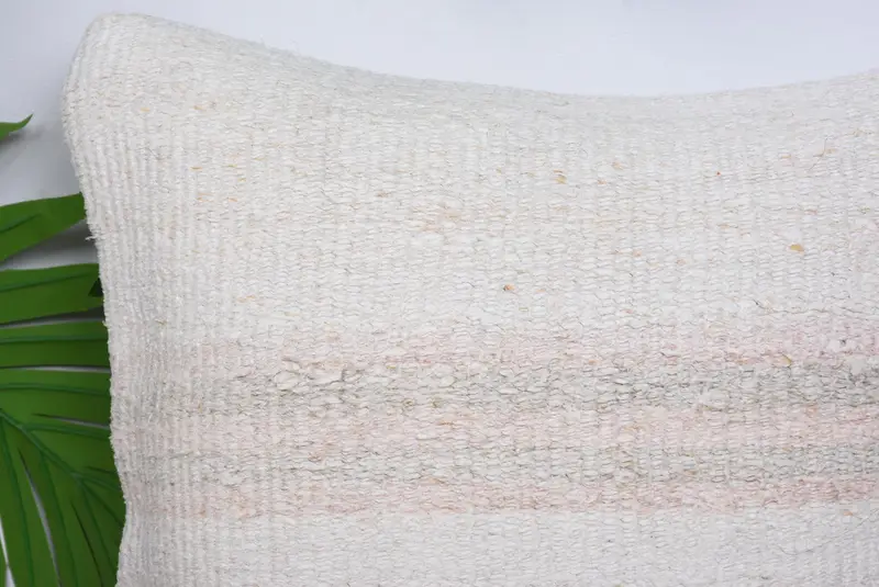 Throw Kilim Pillow, Nautical Throw Pillow Sham, Vintage Kilim Pillow, Pattern Throw Cushion Case, Turkish Pillow, Pillow, 12x12 Beige Pillow - 2