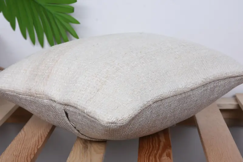 Throw Kilim Pillow, Nautical Throw Pillow Sham, Vintage Kilim Pillow, Pattern Throw Cushion Case, Turkish Pillow, Pillow, 12x12 Beige Pillow - 6