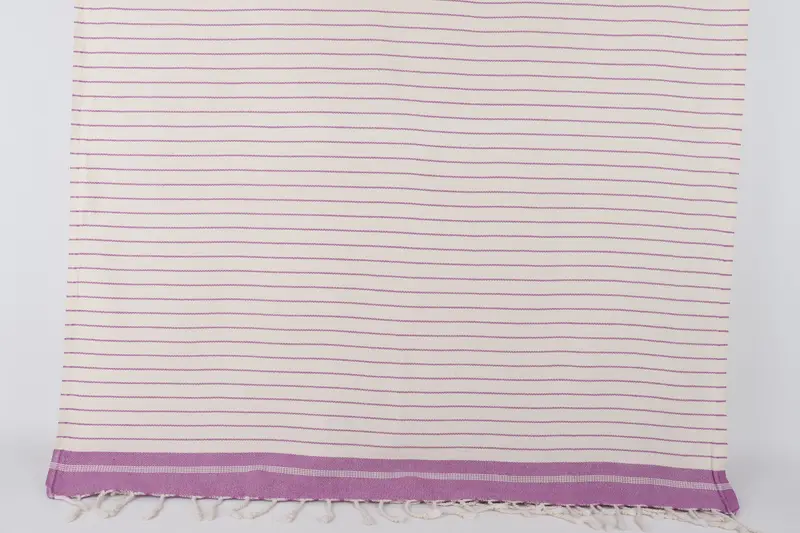 70x40 Cotton Striped Towel, Gift For Coworker, First Wedding Anniversary Gift, Thin towel, Custom Towel, Travel towel, Girls Weekend Favors - 8