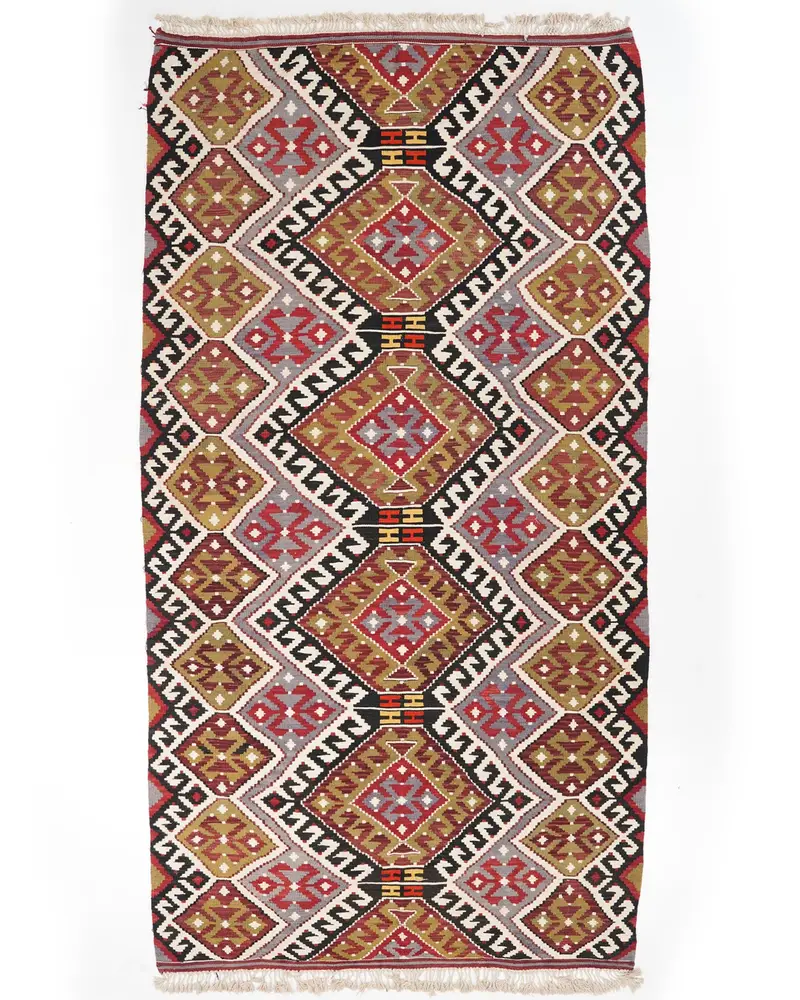 Kırmızı Halı, 5,8x11,6 ft Zarif ve Dayanıklı