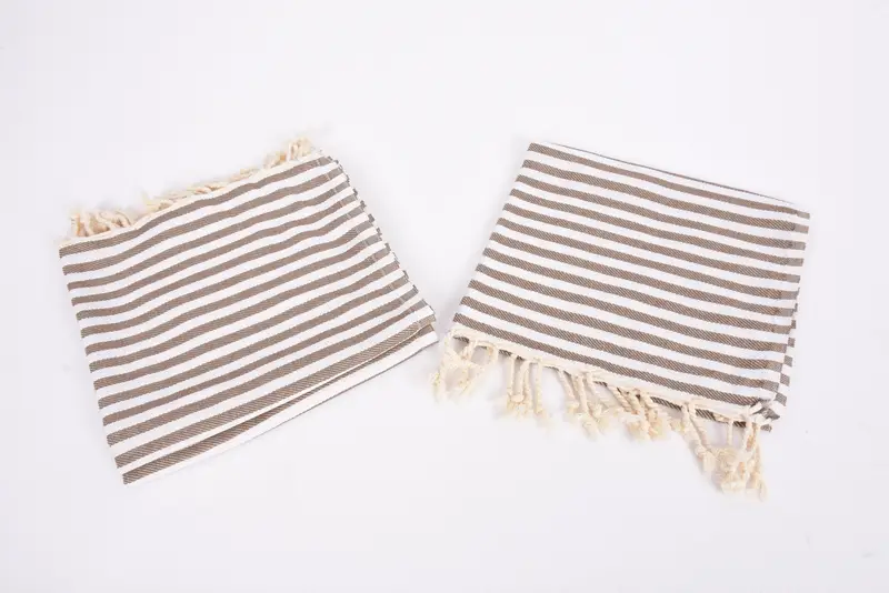 Custom Hand Towel, 40x18 Cotton Striped Towel, Bachelorette Party Gifts For Bride, Gift For Mom, Small Bath Towels, Personalized Dish Towel - 8